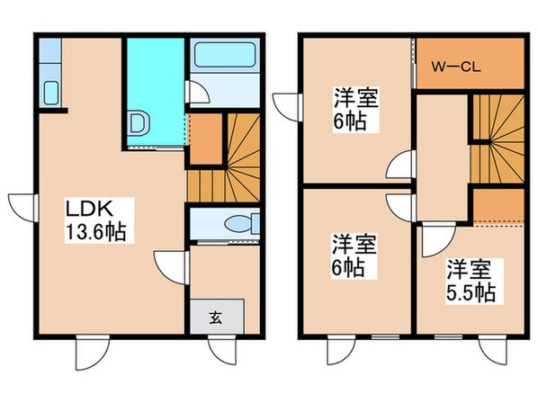 雪月花　参の物件間取画像